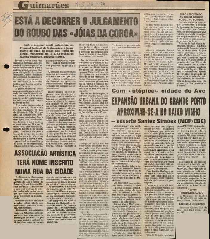 Jornal de Notícias -28/11/1984