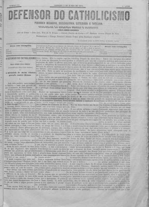 Defensor do Catholicismo (O)