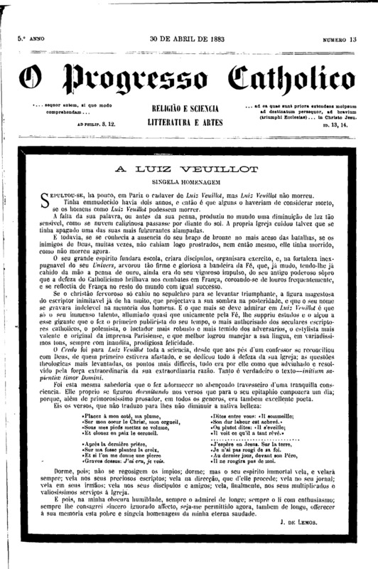 O Progresso Católico
