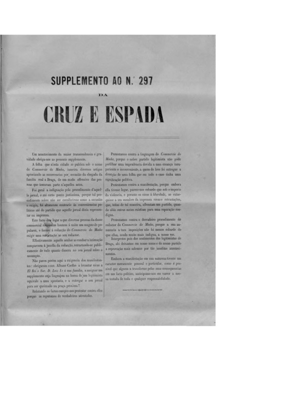 Cruz e a Espada (A)