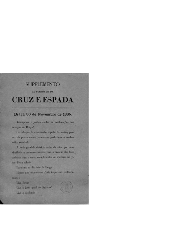 Cruz e a Espada (A)