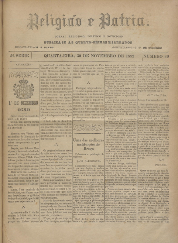 Religião e Pátria