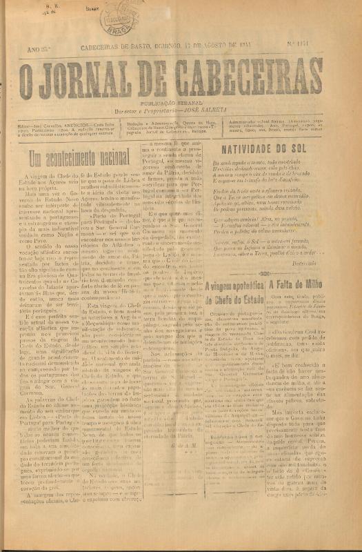 Jornal de Cabeceiras (O)