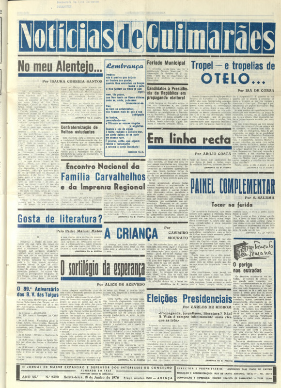 Notícias de Guimarães