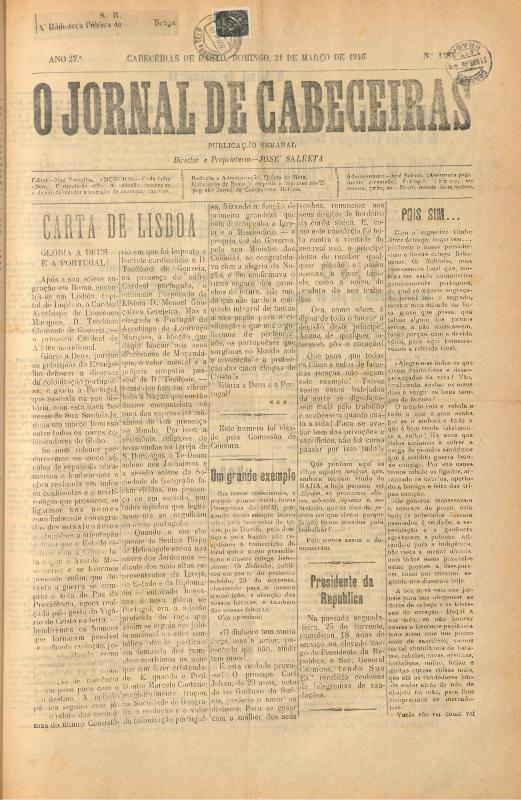 Jornal de Cabeceiras (O)