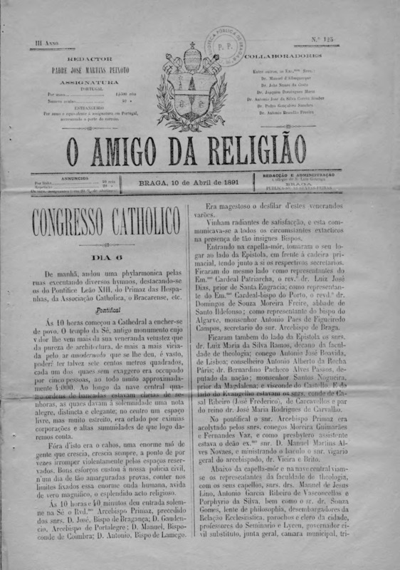 Amigo da Religião (O)