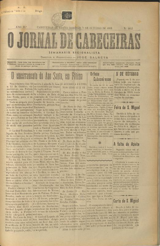 Jornal de Cabeceiras (O)