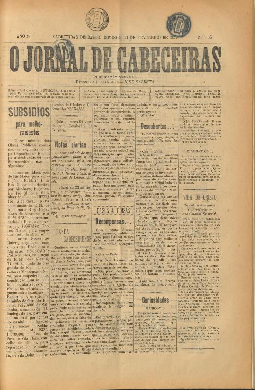 Jornal de Cabeceiras (O)