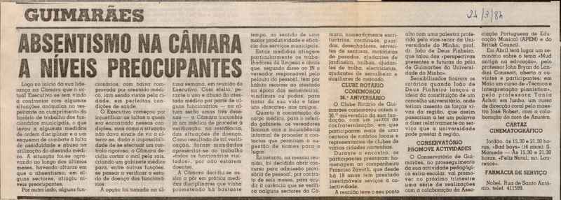 Jornal de Notícias -24/03/1984
