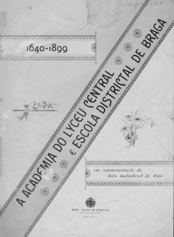 A Academia do Lyceu Central e Escola Distrital de Braga
