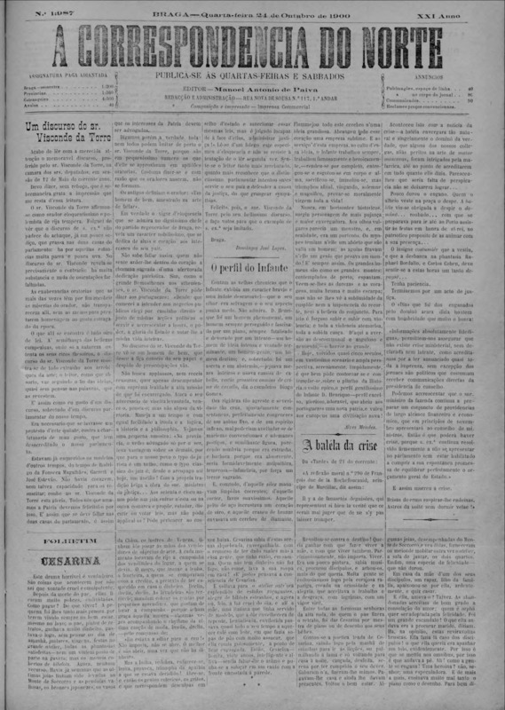Correspndência do Norte (A)