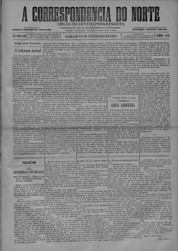 Correspndência do Norte (A)