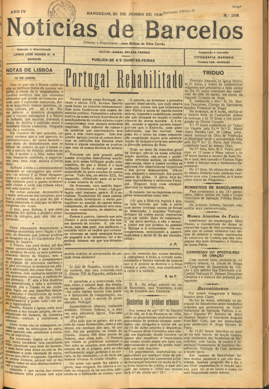 Notícias de Barcelos