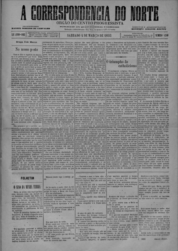 Correspndência do Norte (A)
