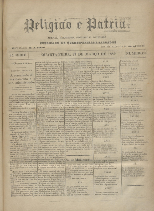 Religião e Pátria