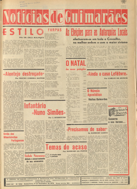 Notícias de Guimarães