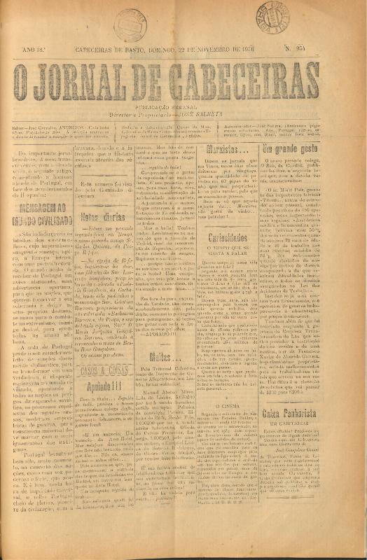 Jornal de Cabeceiras (O)