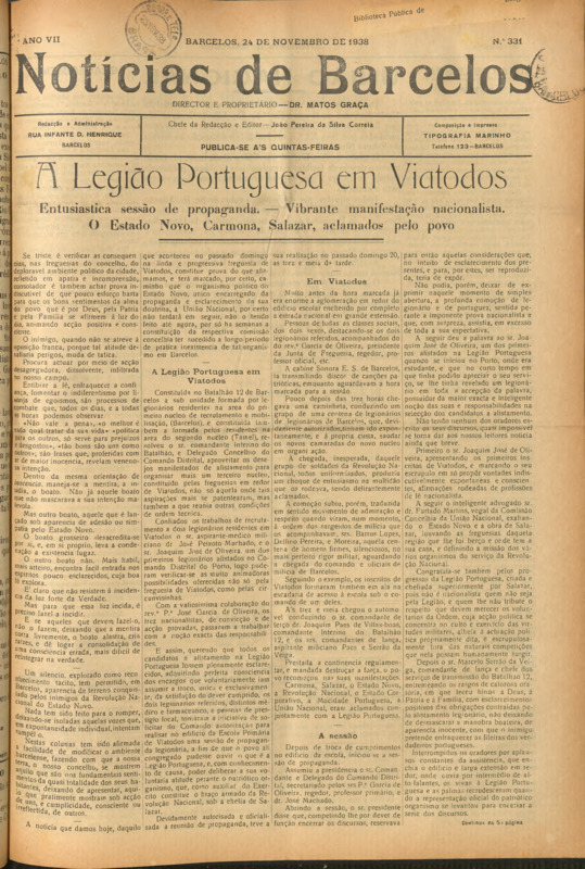 Notícias de Barcelos
