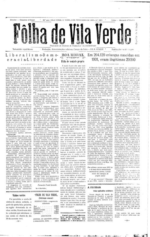 Folha de Vila Verde (A)