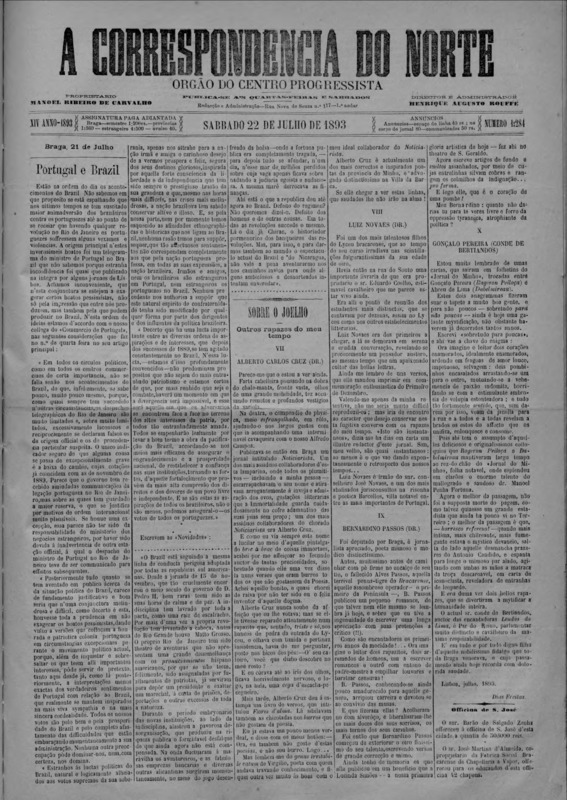Correspndência do Norte (A)