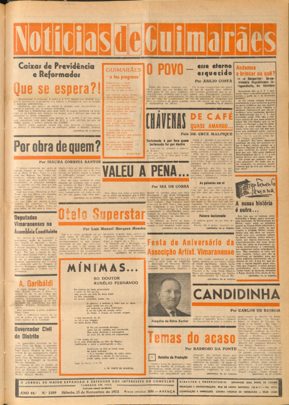 Notícias de Guimarães