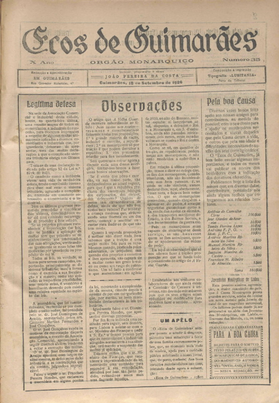 Echos de Guimarães