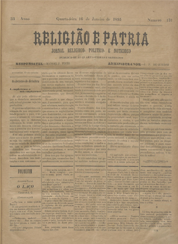 Religião e Pátria