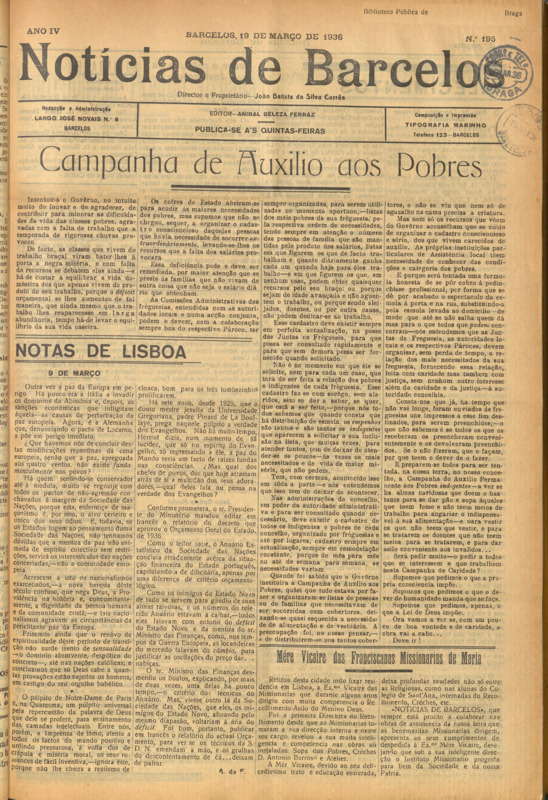 Notícias de Barcelos