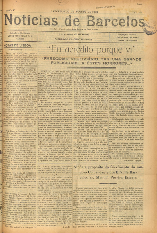 Notícias de Barcelos