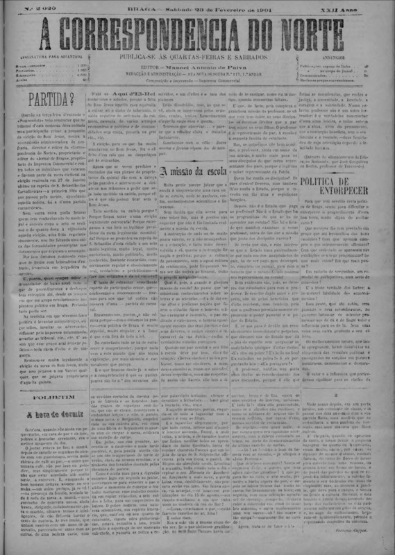 Correspndência do Norte (A)