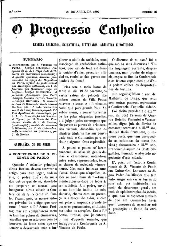 O Progresso Católico