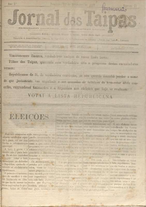 Jornal das Taipas