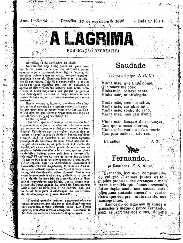 Lágrima (A)