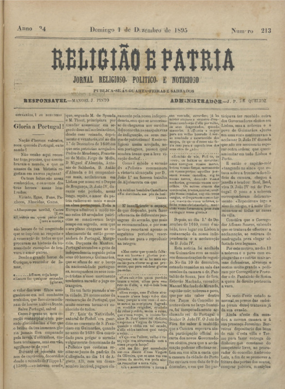 Religião e Pátria