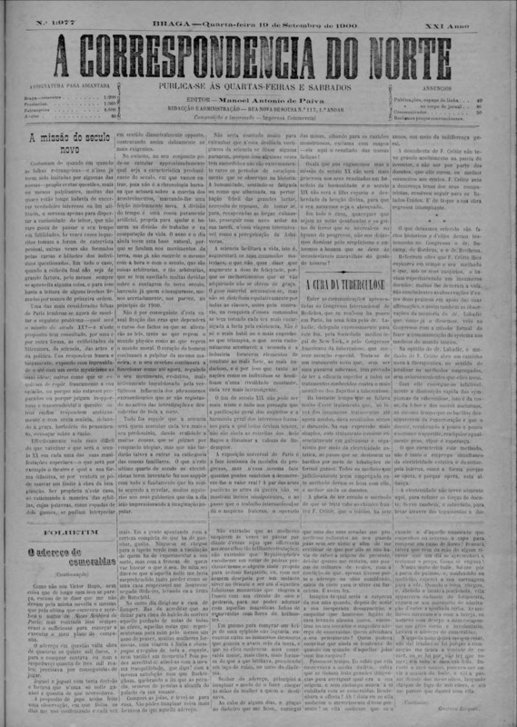 Correspndência do Norte (A)
