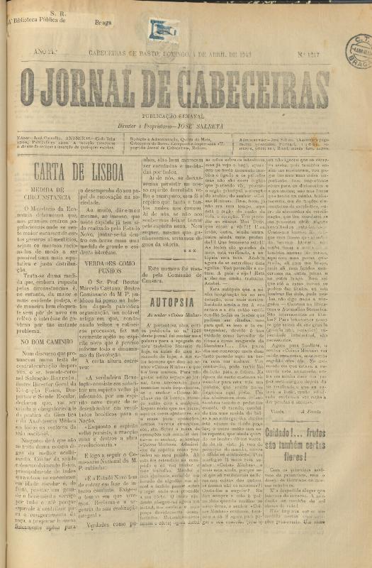 Jornal de Cabeceiras (O)