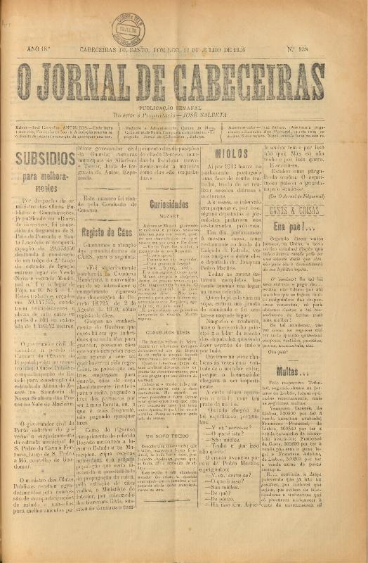 Jornal de Cabeceiras (O)