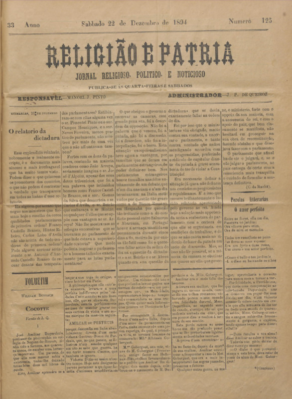 Religião e Pátria