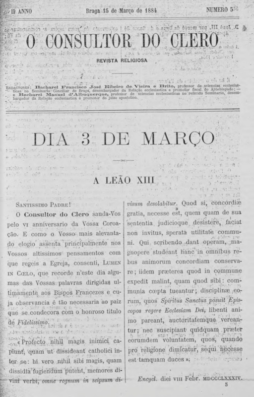Consultor do Clero (O)