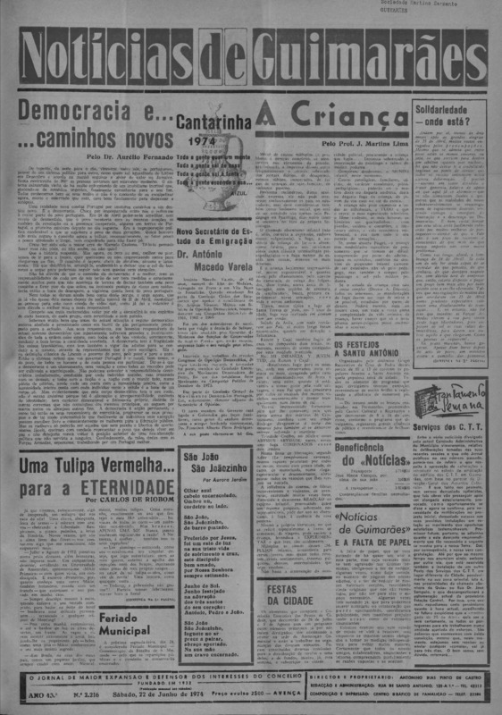 Notícias de Guimarães