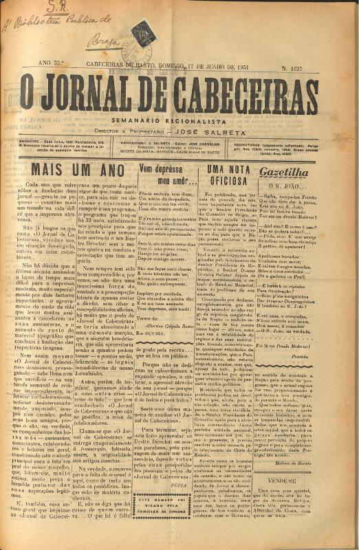 Jornal de Cabeceiras (O)