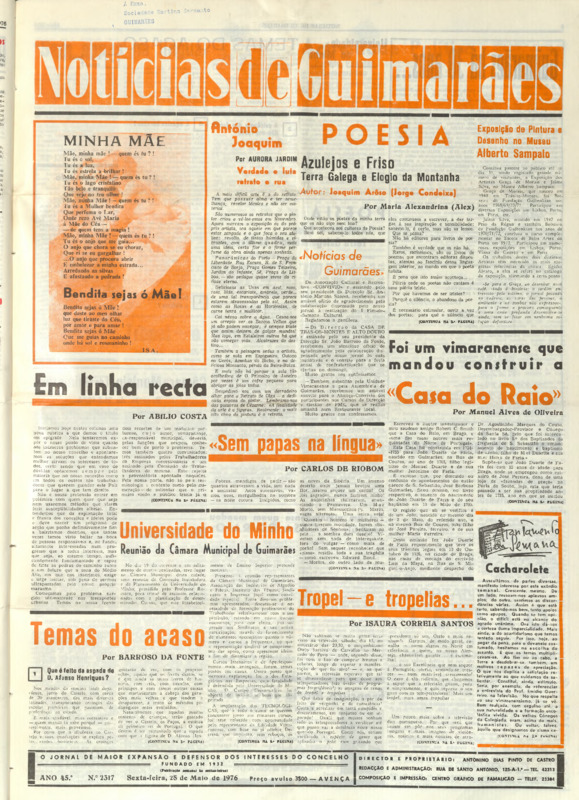 Notícias de Guimarães
