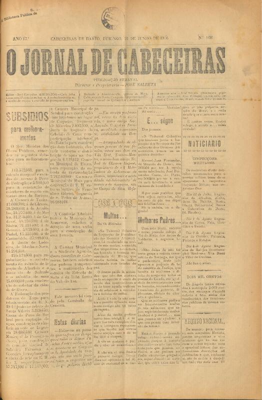 Jornal de Cabeceiras (O)