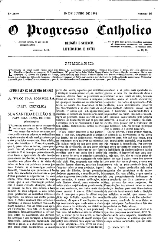 O Progresso Católico
