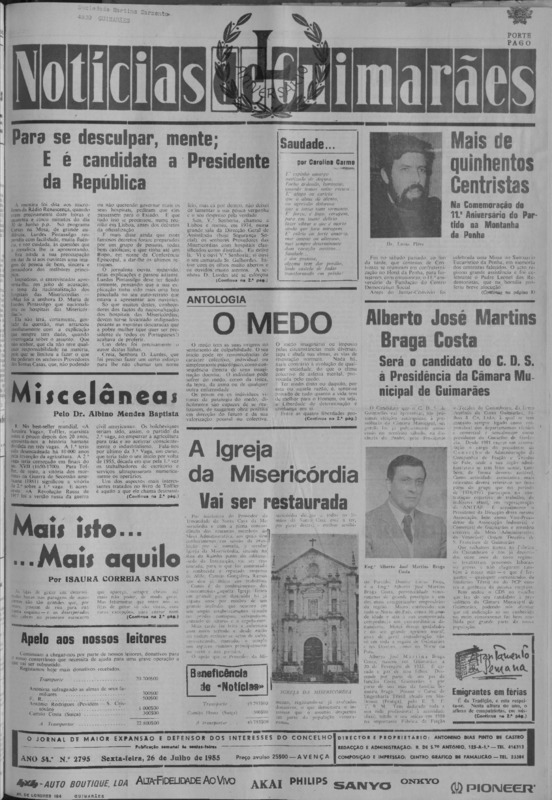 Notícias de Guimarães