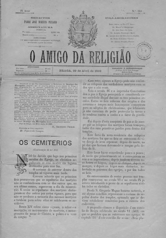 Amigo da Religião (O)