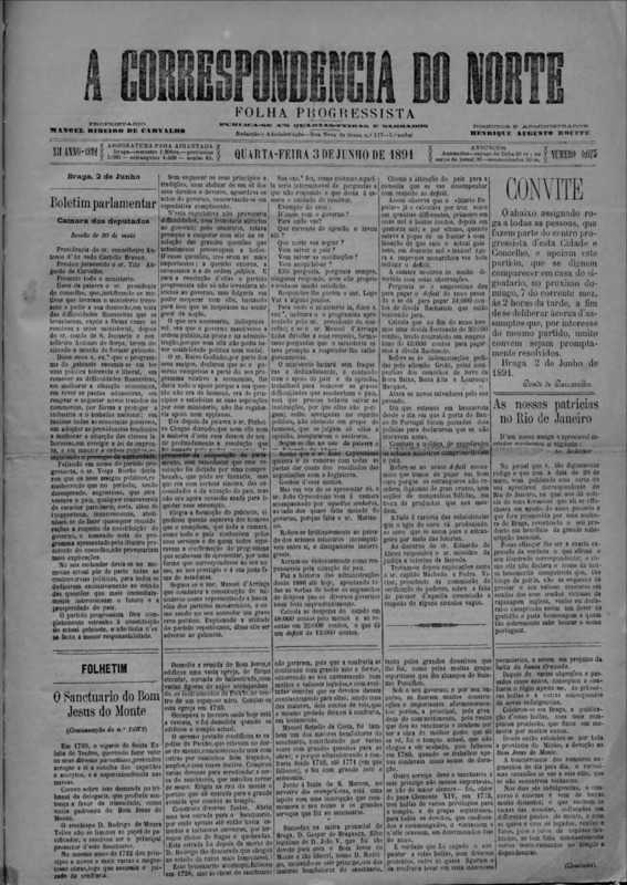 Correspndência do Norte (A)