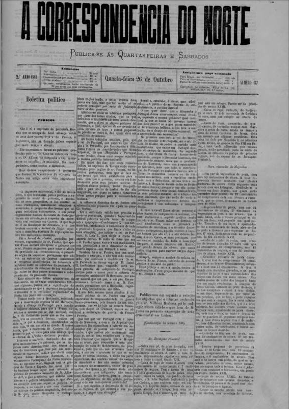 Correspndência do Norte (A)