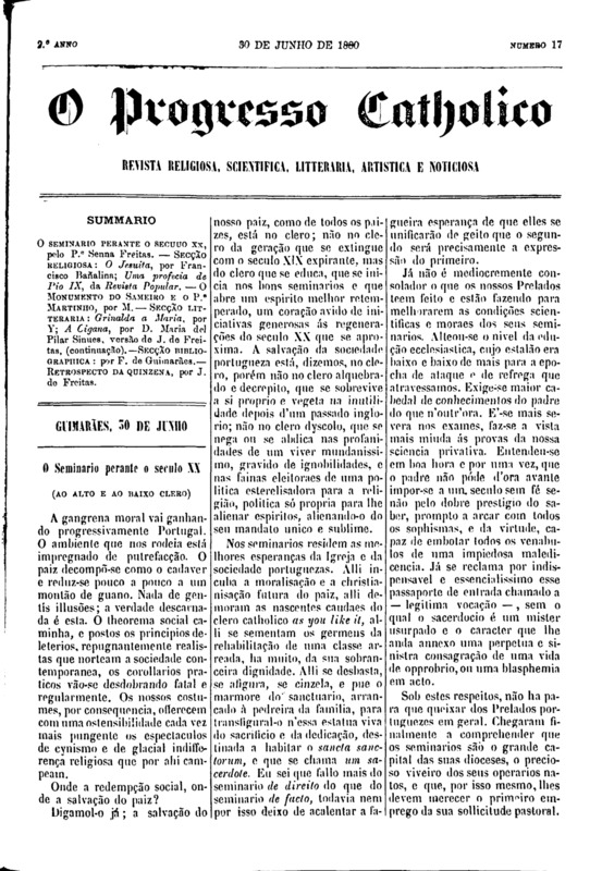 O Progresso Católico