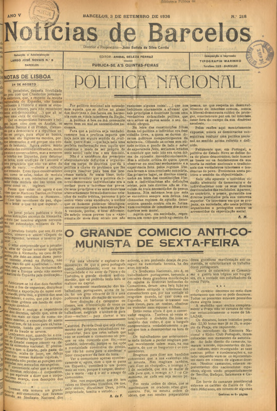 Notícias de Barcelos